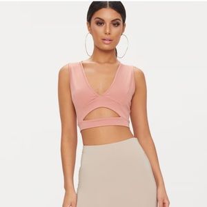 PLT PEACH CUTOUT PLUNGE